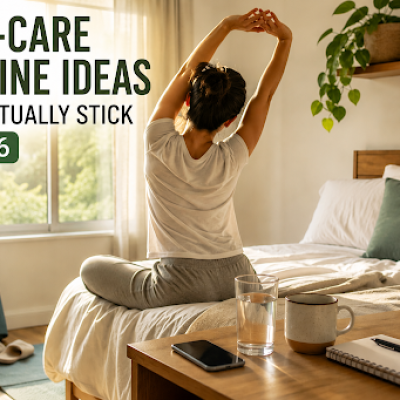 Self-Care Routine Ideas That Actually Stick